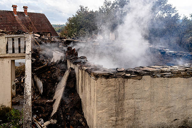 Professional Fire Damage Removal technician working in Clinton, WI